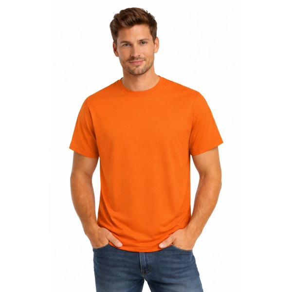 Męska koszulka T-shirt 100% miękka bawełna pomarańczowa roz. XXL – koszulka t-shirt – odzież robocza dla gastronomii